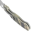Spyderco Military 2 Camo G10, Satin Plain CPM S30V by Sal, Eric Glesser (C36GPCMO2)
