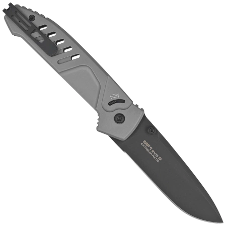 Nóż składany Extrema Ratio MF1 EVO D Tactical Grey Aluminium, Black MIL-C N690 (04.1000.0232/BLK/GRY)