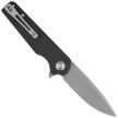 Kubey Knife Wolverine, Black G10, Sand Blasted D2 (KU233A)