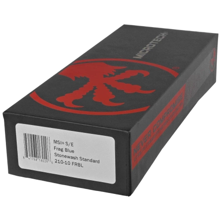 Nóż składany Microtech MSI S/E Ram-Lok Blue Frag Aluminium, Stonewashed M390MK by Tony Marfione (210-10FRBL)