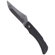Mikov Crocodile Black ABS Folding Knife, Mirror Finish (243-NH-1/C BLK)