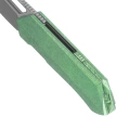 Nóż składany Remette RT-Woodpecker Crystal Green Titanium, Hand Grinding Pearlescent M390 (RTWP-IG)