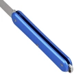 Fox Vulpis Sky Blue Aluminum, Polished N690 Pocket Knife (FX-VP130 SB)