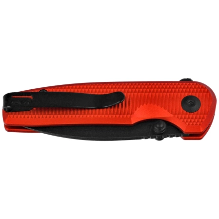 Civivi Mini Shakan Knife Red Aluminum, Black Stonewashed Nitro-V (C20052F-2)
