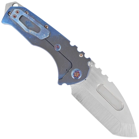 Nóż składany Medford Praetorian T Tanto Flamed ''Galaxy'' Titanium, Bronze HW, Brsh/''Galaxy'' Clip, Satin S45VN by Greg Medford (MK0124STT-03A2-T1CF-BN)