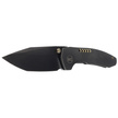 Nóż składany WE Knife Trogon Black Titanium, Black Stonewashed CPM 20CV by Brian Brown (WE22002B-2)