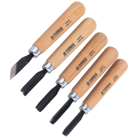 Set of carving chisels for beginners Narex Start 5pcs (869200)