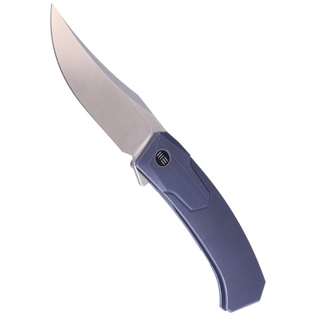 WE Knife Shuddan Blue Titanium, Satin Finish CPM 20CV by Rafal Brzeski (WE21015-2)