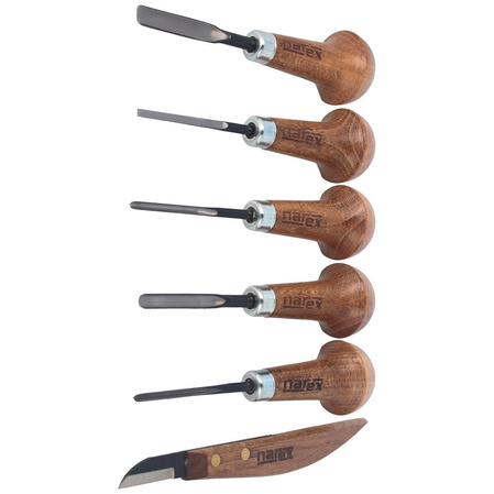 Set of chisels, carving knives Narex Profi 6 pcs (868500)