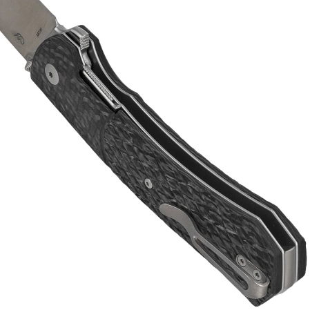 iper Safe Carbon Fiber, Satin M390 by Fabrizio Silvestrelli knife (V6018FC3D)