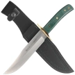 Muela BW-Classic-19G Green Jute Micarta Knife, Satin X50CrMoV15