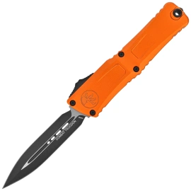 Nóż automatyczny OTF Microtech Combat Troodon Gen III D/E Orange Aluminium, Black M390MK by Tony Marfione (1142-1OR)