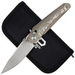 Bestech Mothus Light Bronze Titanium, Satin M390 by Kombou Knife (BT2206B)