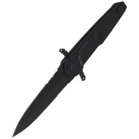 Extrema Ratio BD2 Contractor Black Aluminum Knife, Black MIL-C N690 (04.1000.0229/BLK)