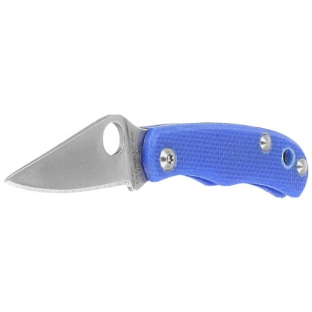 Nóż składany Spyderco Bug Blue G10, Satin 12C27 (C133GBLP)