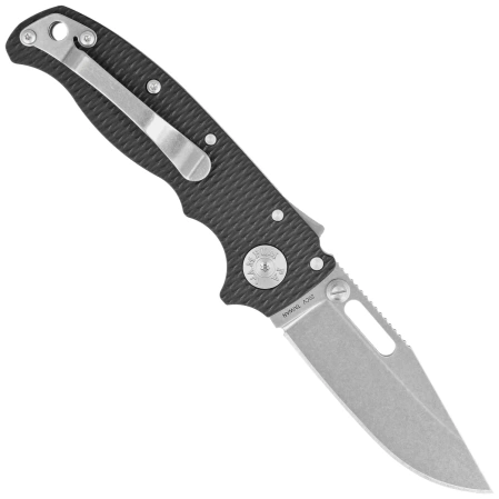 Nóż składany Demko AD20.5 Clip Point Black G10, Stonewashed CPM 20CV by Andrew Demko (205-20CV-BLK-CP)