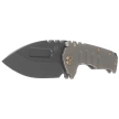 Medford Praetorian T DP ''Old-Shool Bronze'' Titanium, Bronze HW/Clip, Black DLC S45VN by Greg Medford (MK0124PD-36A1-T1C1-BP)