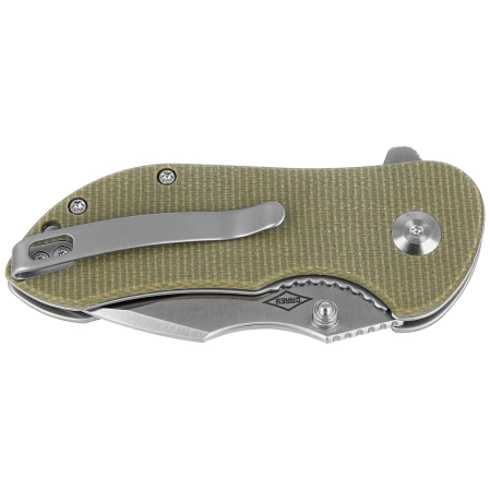 Nóż składany Civivi Gordo Olive Canvas Micarta, Satin D2 by Peter Carey (C22018C-2)