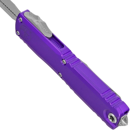 Microtech Ultratech Gen IV D/E OTF Knife Purple Aluminum, Stonewashed M390MK by Tony Marfione (11224-10PU)