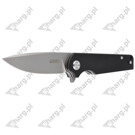Nóż składany Kubey Knife Wolverine, Black G10, Sand Blasted D2 (KU233A)