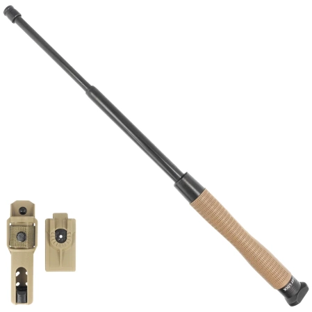 ESP Ergonomic Easy Lock hardened expandable baton 20'' Khaki (ExBTT-20HE-KH BHT-55)