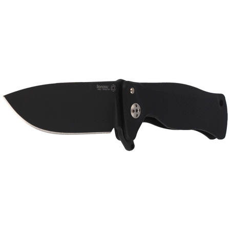 Nóż składany LionSteel SR11A Black Aluminum, Black Sleipner by Molletta (SR11A BB)