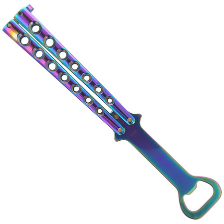 Otwieracz do butelek Herbertz CJH Balisong, Rainbow (44079 - 571213)