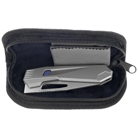 Remette RT-Agile Peregrine Falcon Knife Ceramic Sandblasting Titanium, Satin/Pearlescent M390 (RTCZ-G)