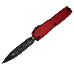 Nóż automatyczny OTF Microtech Ultratech Gen IV D/E Tactical Red Aluminium, Black M390MK by Tony Marfione (11224-1RD)