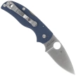 Spyderco Native 5 Knife Cobalt Blue G10, Satin CPM SPY27 by Sal Glesser (C41GPCBL5)