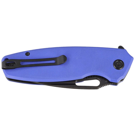 Kubey Knife Tityus Blue G10, Dark Stonewashed D2 (KU322I)