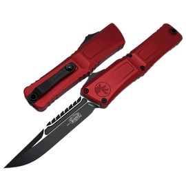 Nóż automatyczny OTF Microtech Combat Troodon Gen III Interceptor Signature Red Aluminum, Black M390MK by Tony Marfione (1217-1RDS)