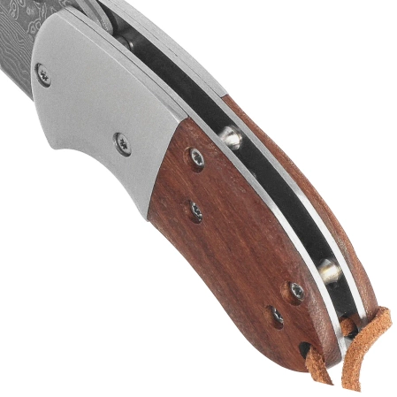 Nóż składany Martinez Albainox Wood, Damascus (18932)