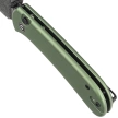 Civivi Knife Qubit Green Aluminum, Black Damascus (C22030E-DS1)