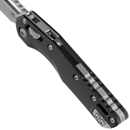 Microtech MSI S/E Fluted Black Aluminium, Stonewashed M390MK by Tony Marfione (210-10FL)