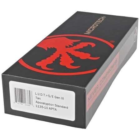 Microtech LUDT Gen III S/E Automatic Knife Tan Aluminum, Apocalyptic M390MK by Tony Marfione (1135-10APTA)