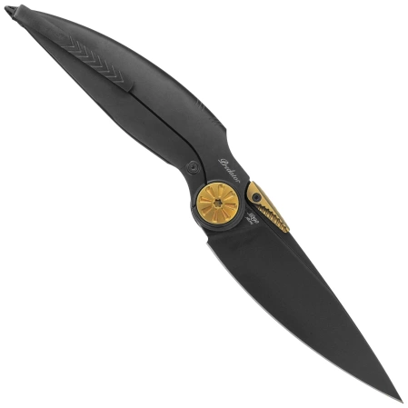 Rike Knife RK Predator-B Black DLC Titanium, Black DLC M390