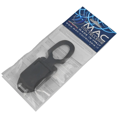 Nóż ratowniczy MAC Coltellerie Twin Rescuer Black FRN, Satin W 1.4034 (MC TS09.N)