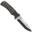 Nóż Martinez Albainox 32796 ABS Black/Camo Stringing, Brushed/Black 3Cr13Mov