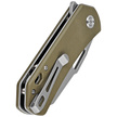 Kubey Knife Duroc Dark Green G10, Bead Blasted AUS-10 by Colin Maisonpierre (KU332G)
