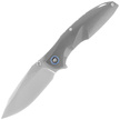 Remette RT-Cool Whale Knife Gray Titanium, Manual Fine Grinding Pearlescent M390 (RTCL-T2)