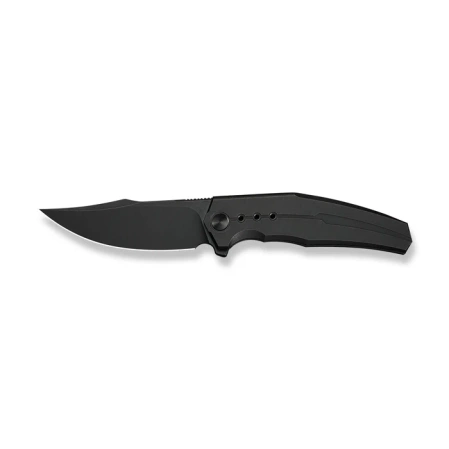 WeKnife Kyklos Black Titanium, Black Stonewashed M390 (WE23086-1)