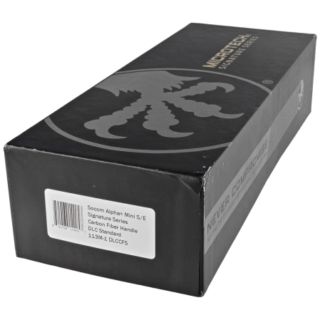 Nóż Microtech Socom Alpha Mini S/E Signature Black Carbon Fiber, Black DLC M390 by Tony Marfione (113M-1DLCCFS)