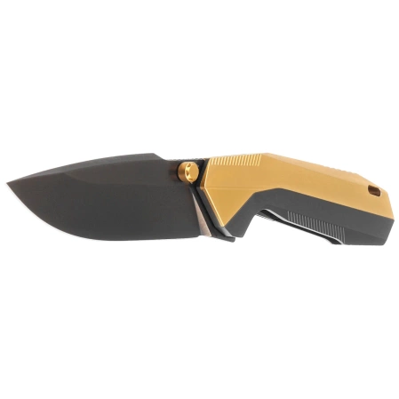 Remette RT-WK1-C Disassemble Knife Golden/Charcoal Grey/DLC Titanium, DLC M390