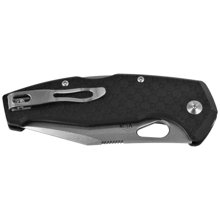 FOX KITA Knife Black FRN, Stonewashed Niolox by Jesper Voxnaes (FX-625 BSW)