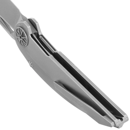 Nóż składany Rike Knife Tissot 2 Titanium, Bead Blasted M390 (RK-Tissot 2-P)