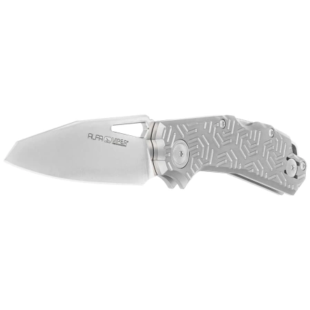 Viper Alfa Knife Gray Titanium, Satin MagnaCut by Simone Tonolli (V6020TI3D)