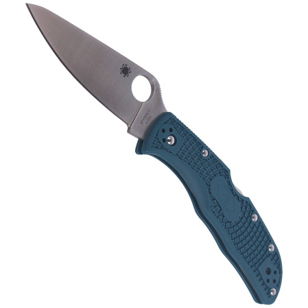 Spyderco Endela FRN Blue, K390 Plain knife (C243FPK390)