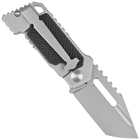 Midgards Messer The Utgard Nano Gray Stainless Steel/Black G10, Bead Blasted CPM D2 by Janosch Jensen knife (MM011)