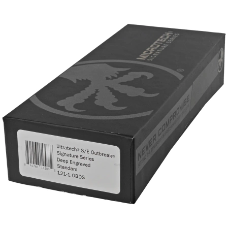 Microtech Ultratech S/E Signature OTF Knife Outbreak Aluminum, Outbreak M390 by Tony Marfione (121-1OBDS)